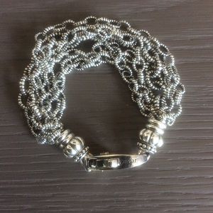 Lagos bracelet strand bracelet with pouch.